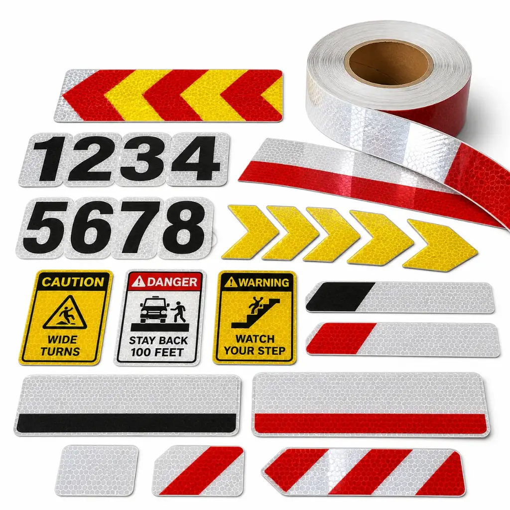 2432-Reflective Safety Decals