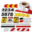 2432-Reflective Safety Decals