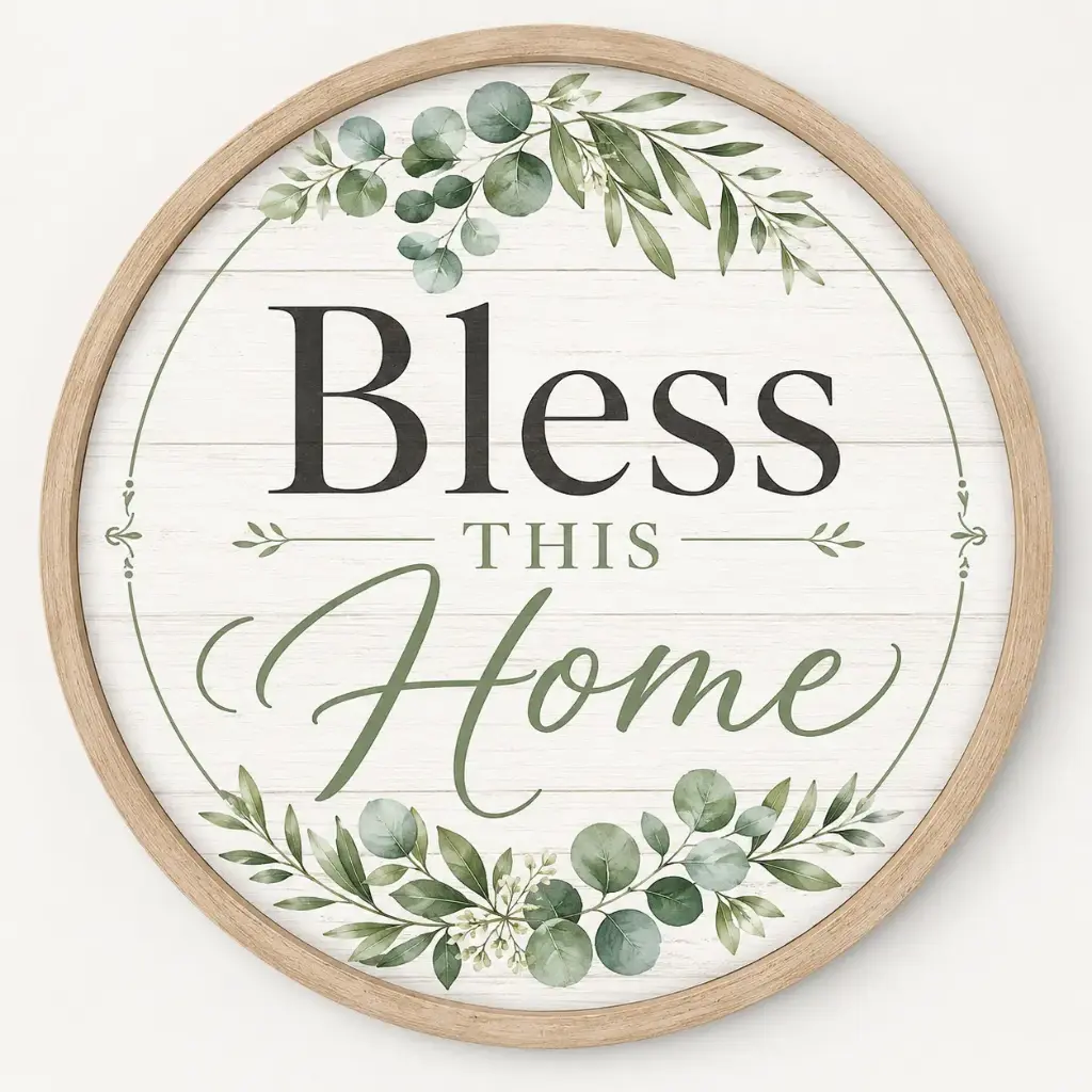 Custom Wood board Sign 20cm×20cm – Blank White round Wood board for Wall Decor (copy) (copy)