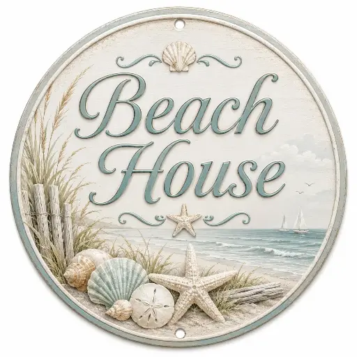 Custom Metal Sign 20×20 cm – Blank White Round Iron sheet for Wall Decor